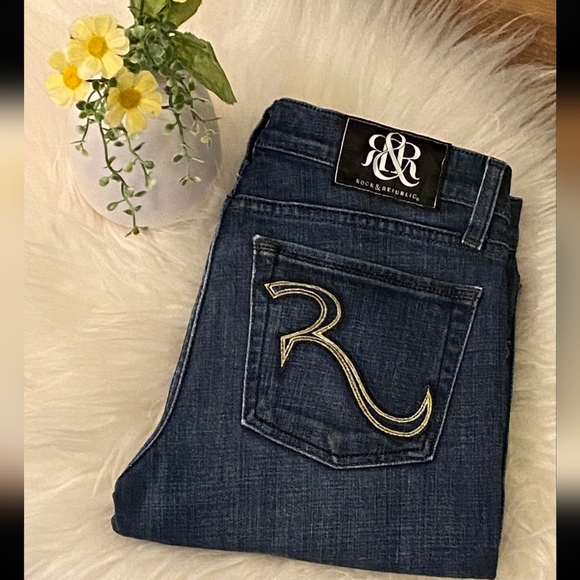 Rock & Republic Stella Flared Bootcut Jeans - Women's Size 27 Cut 04915-00 - Picture 5 of 15